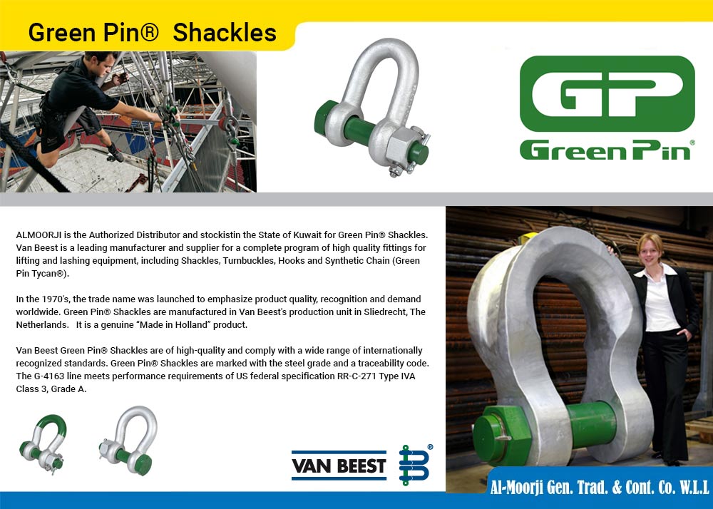 Green Pin Shackles