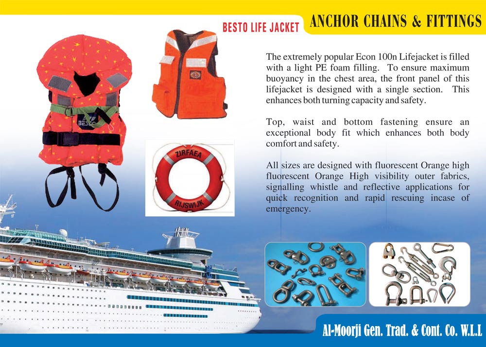 ANCHOR CHAINS AND GR 8 CHAIN SLINGS